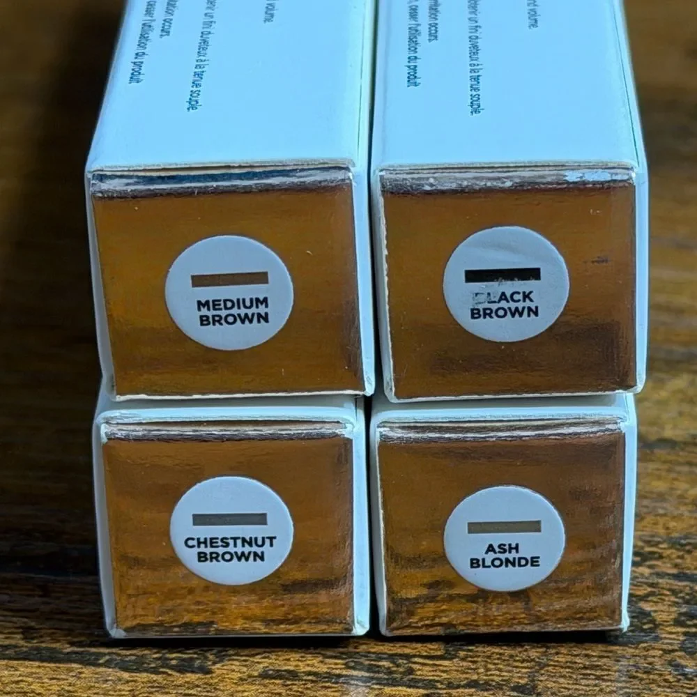 ICONIC London Brow Gel Bundle 4 Shades NEW | Tint & Texture 3ml, NEW in boxes
